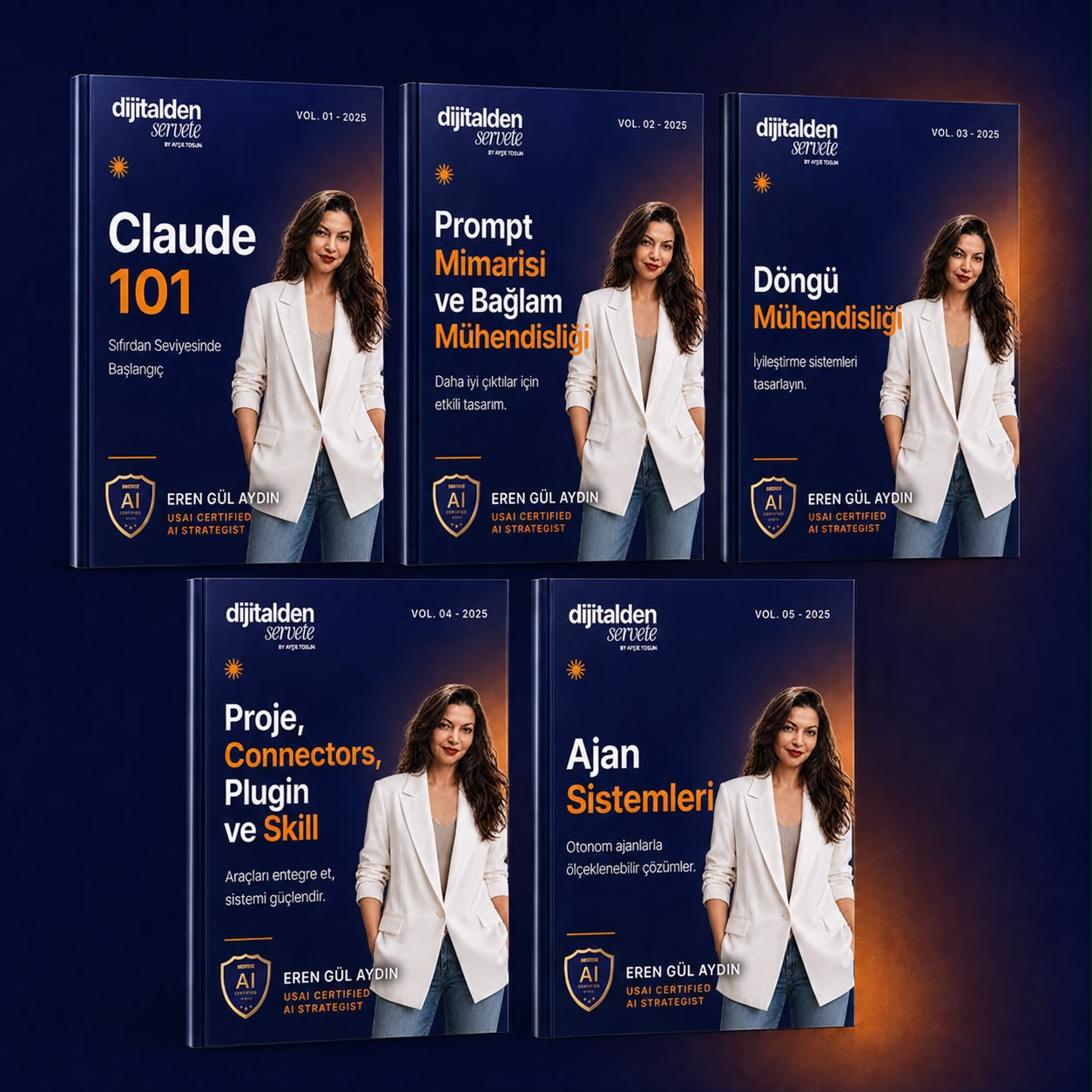 Claude 101, Prompt Mimarisi, Döngü Mühendisliği, Connectors ve Ajan Sistemleri eğitim kitapları